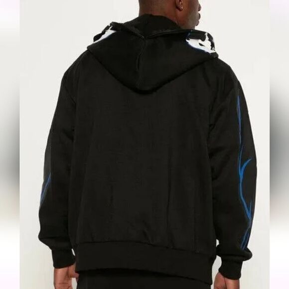 CLEARANCE Marvel Venom Full Face Zip Up Hoodie Cosplay Costume - Picture 10 of 14